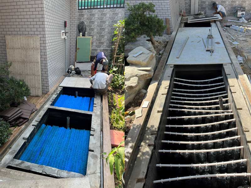 hệ thống lọc hồ cá koi