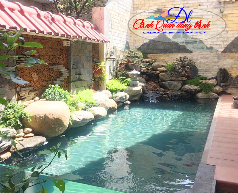 hồ cá koi giúp không khí trong lành sạch sẽ hơn