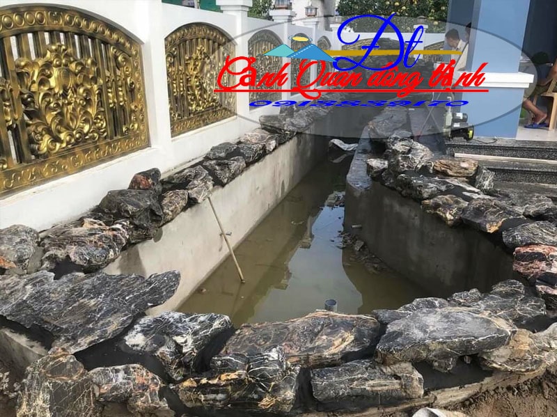 Hồ cá koi ngoài trời Tây Ninh