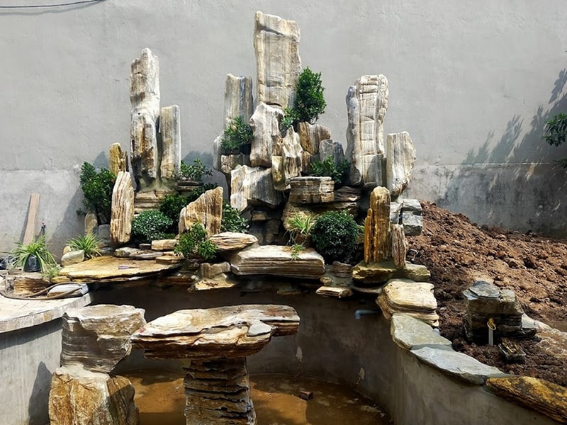 hòn non bộ đá cổ thạch 03