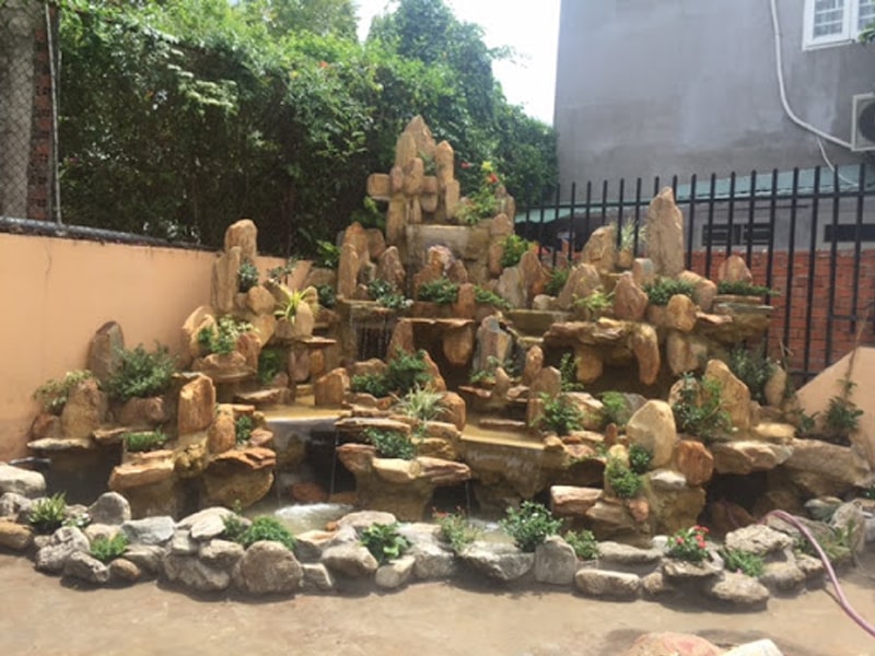 hòn non bộ đá cổ thạch 04