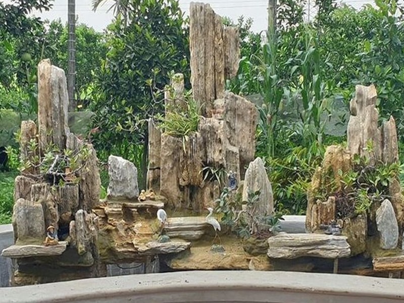 hòn non bộ đá cổ thạch 05