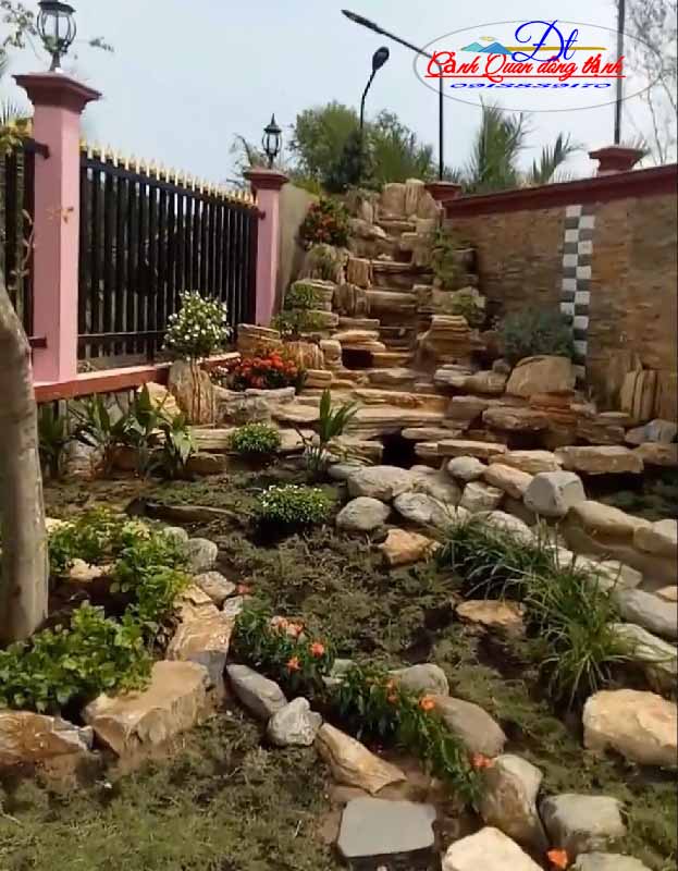 hòn non bộ ngoài trời