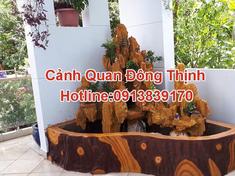 hòn non bộ sân thượng 03