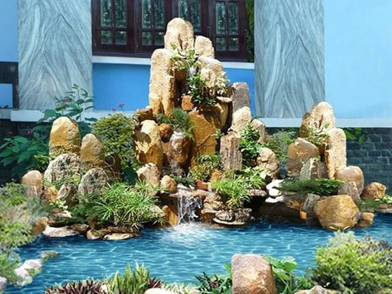 hòn non bộ sân vườn 3