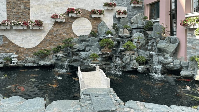 hòn non bộ sân vườn 5