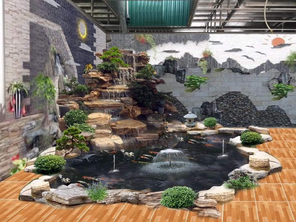 hòn non bộ thác nước 6