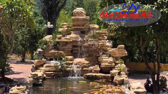 mẫu hồ cá hòn non bộ - Cảnh Quan Đông Thịnh