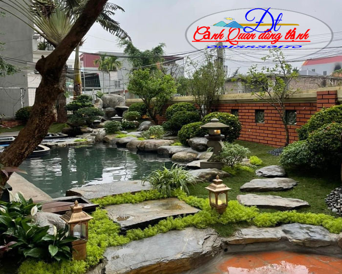 mẫu thiết kế hồ cá koi đẹp 4