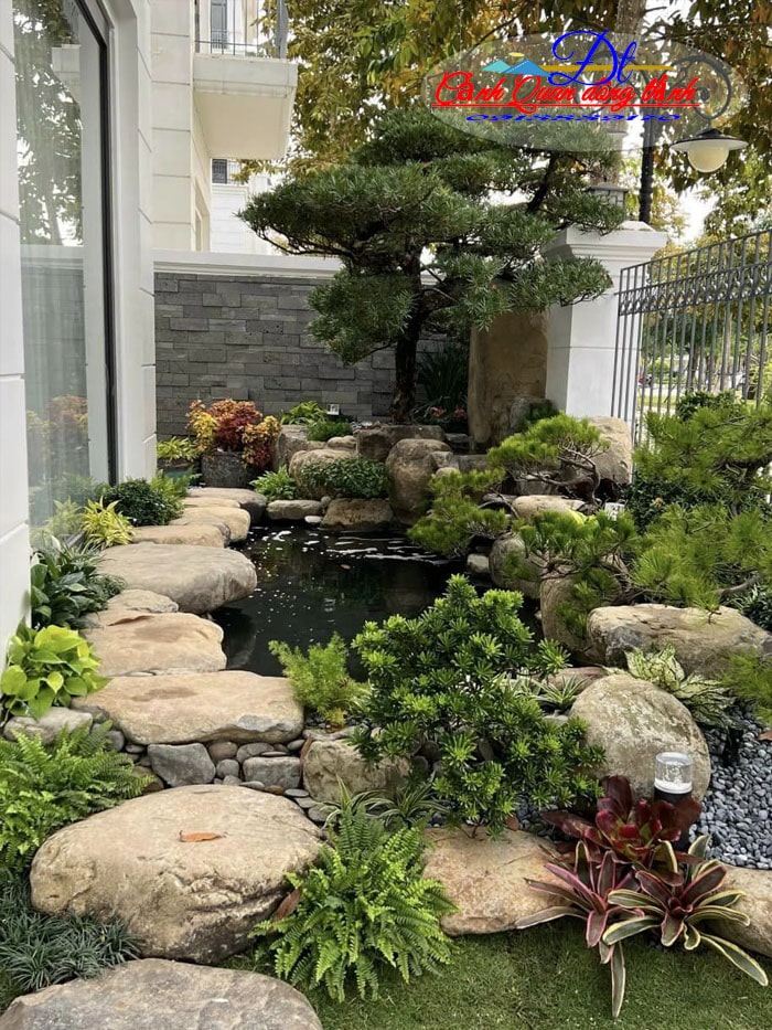 mẫu thiết kế thi công hồ cá koi 07 - Cảnh Quan Đông Thịnh