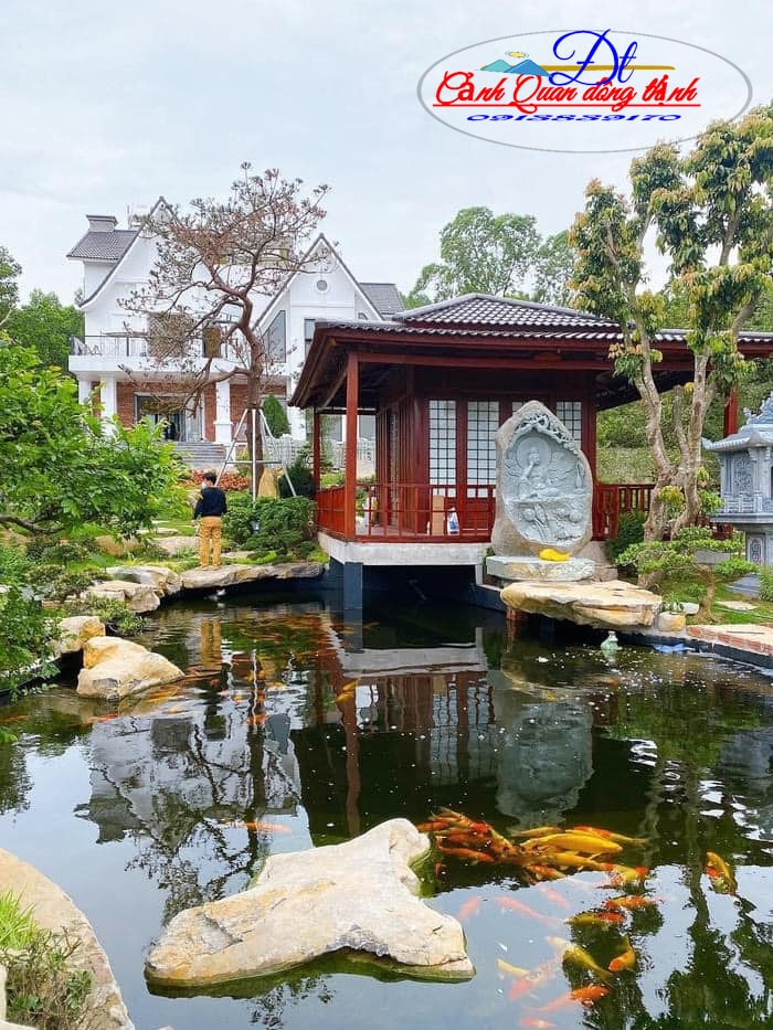 mẫu thiết kế thi công hồ cá koi 08 - Cảnh Quan Đông Thịnh