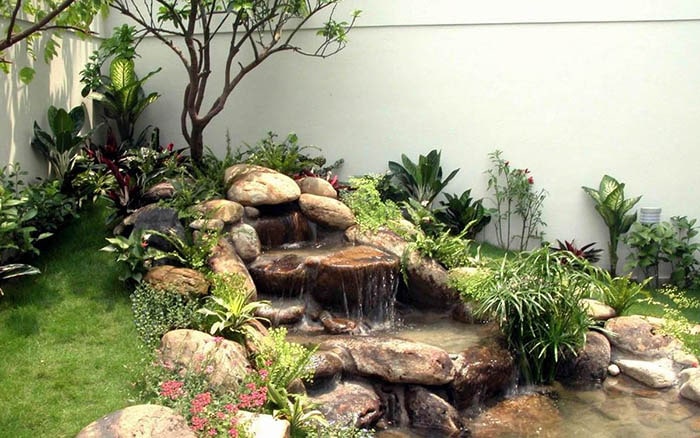 Mẫu tiểu cảnh sân vườn đẹp - Hình 14