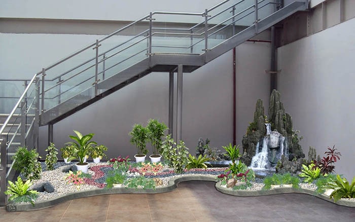 Mẫu tiểu cảnh sân vườn đẹp - Hình 9