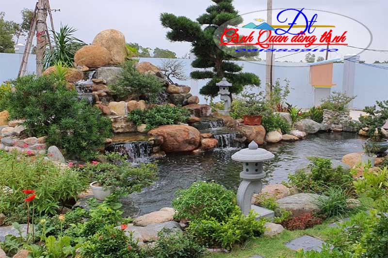 thi công hòn non bộ bảo lộc