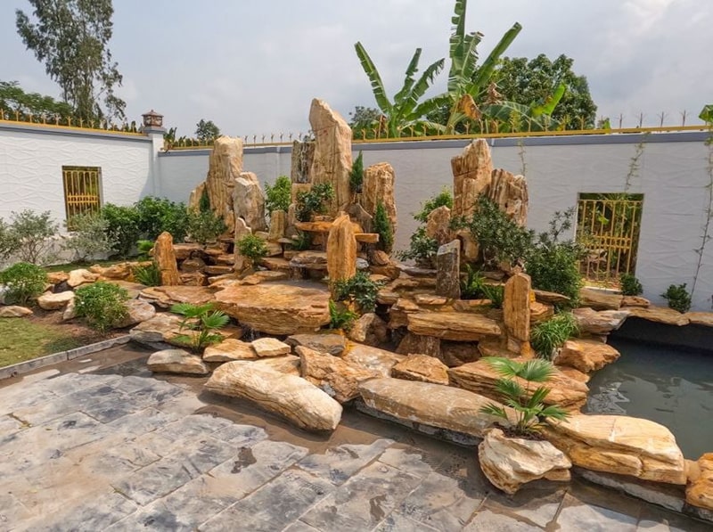 thi công hòn non bộ cần thơ 2