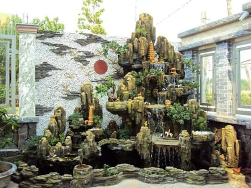 thi công hòn non bộ cần thơ 3