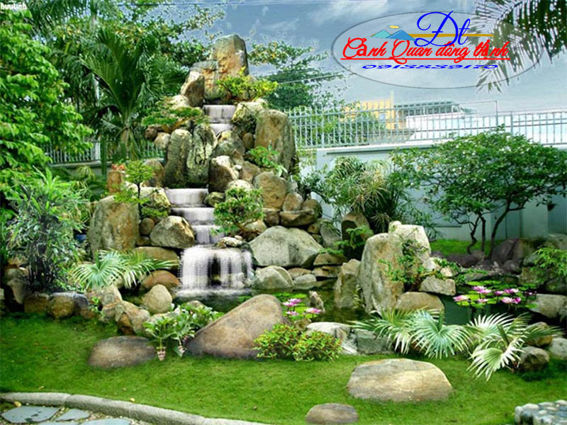 thi công hòn non bộ quận bình tân