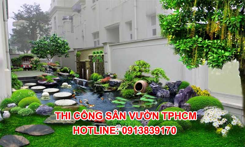 thi công sân vườn tphcm 2