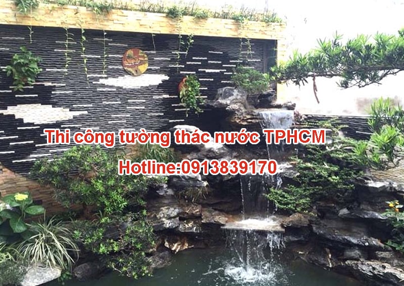 thi công tường thác nước tphcm - 02