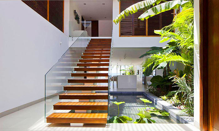 Tiểu cảnh hồ cá trong nhà 4