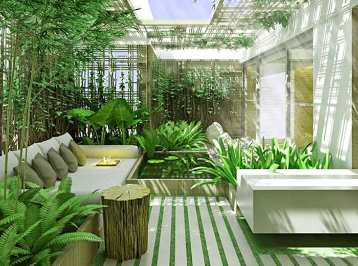 Tiểu cảnh sân vườn