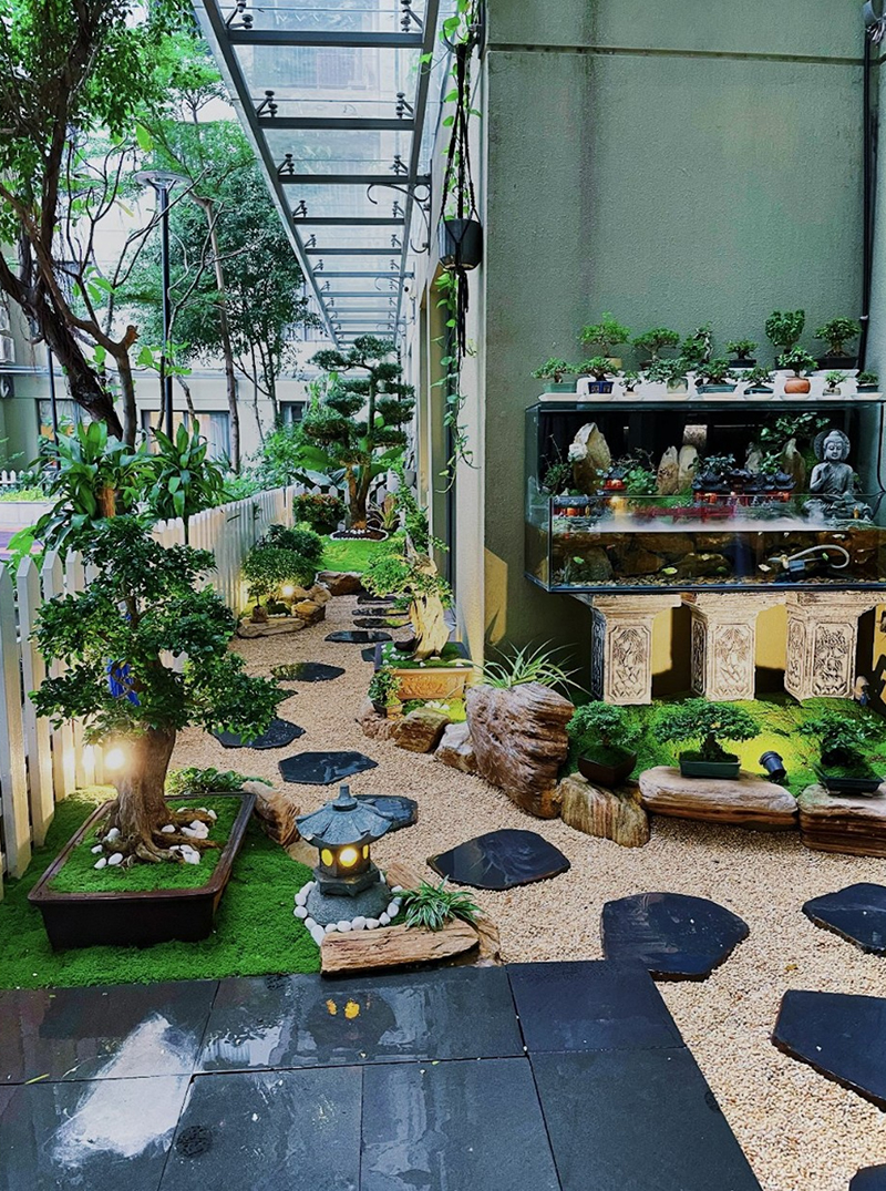 tiểu cảnh sân vườn Bến Cát - Bình Dương