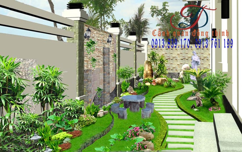 tiểu cảnh sân vườn quận 7 h5