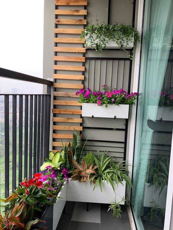 Trang trí ban công M4