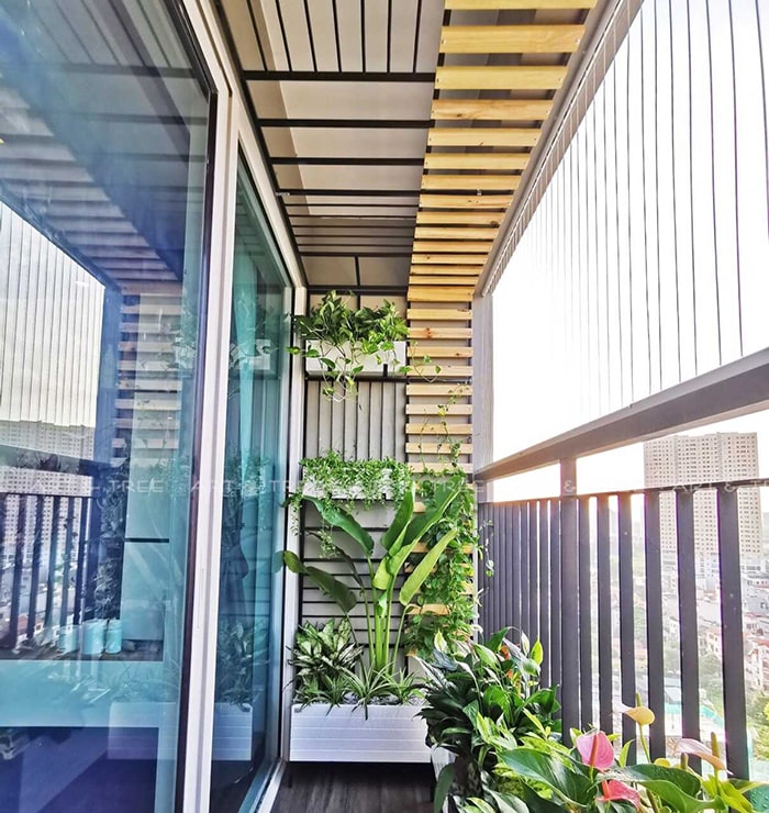 Trang trí ban công M8