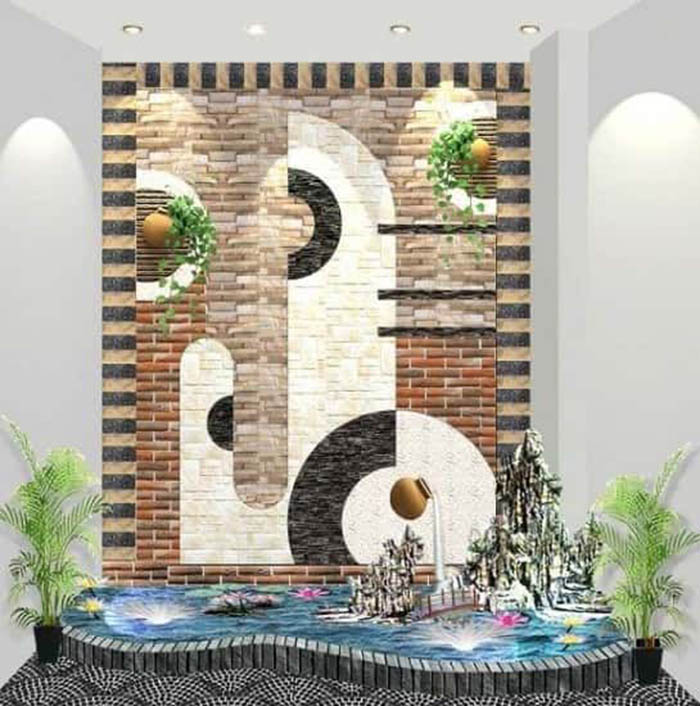 tranh đá ốp tường tiểu cảnh 05