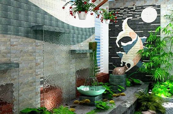 tranh đá ốp tường tiểu cảnh 07