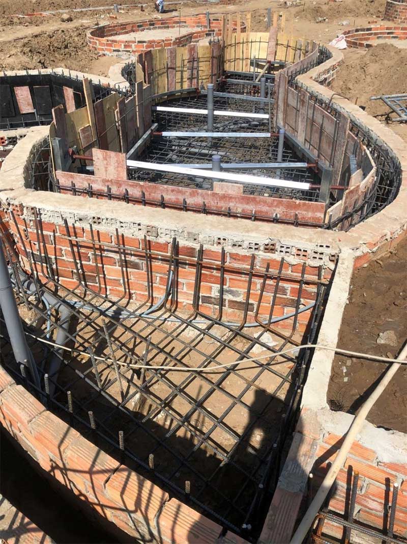 xây dựng hồ cá koi khung hồ cá